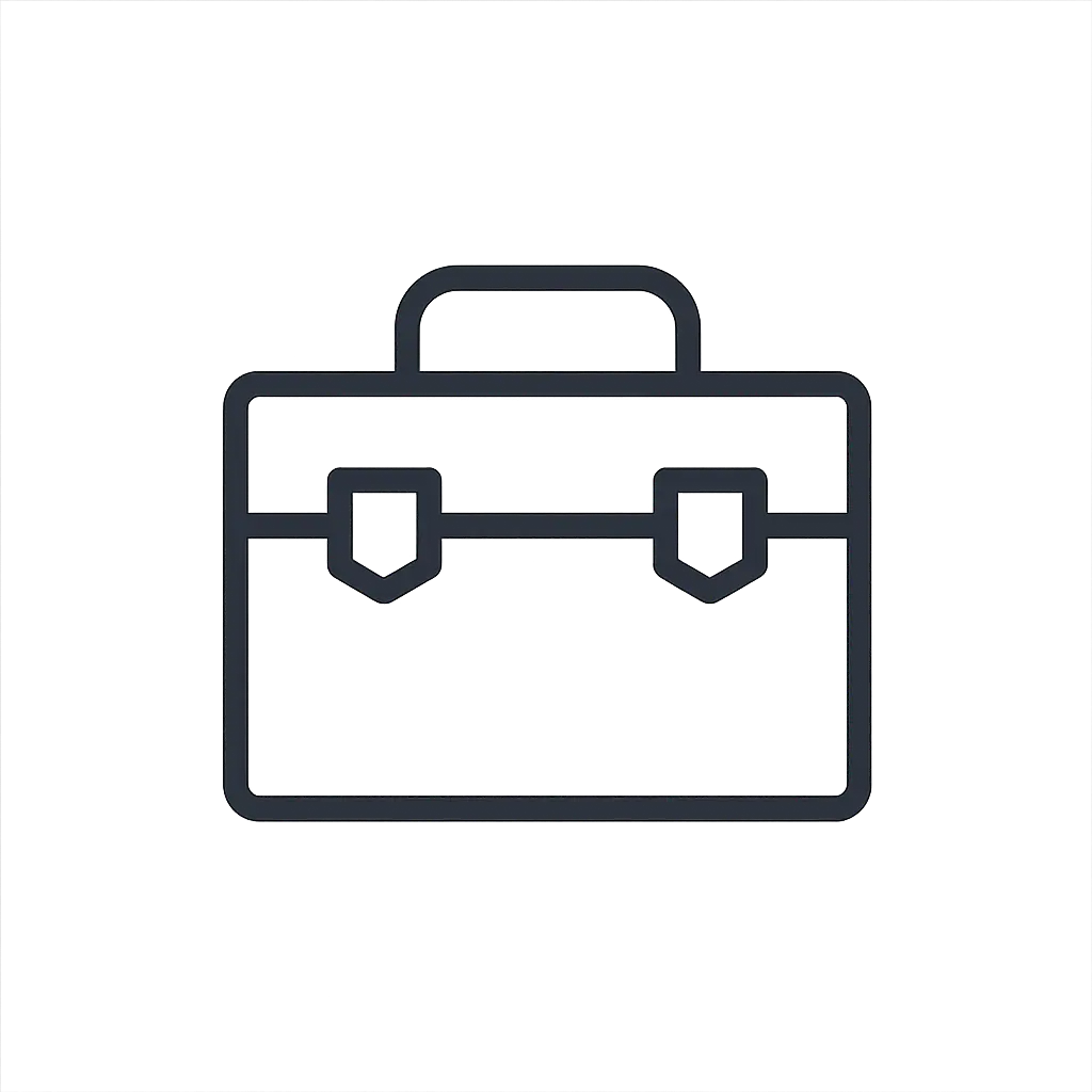 Toolbox icon for resources